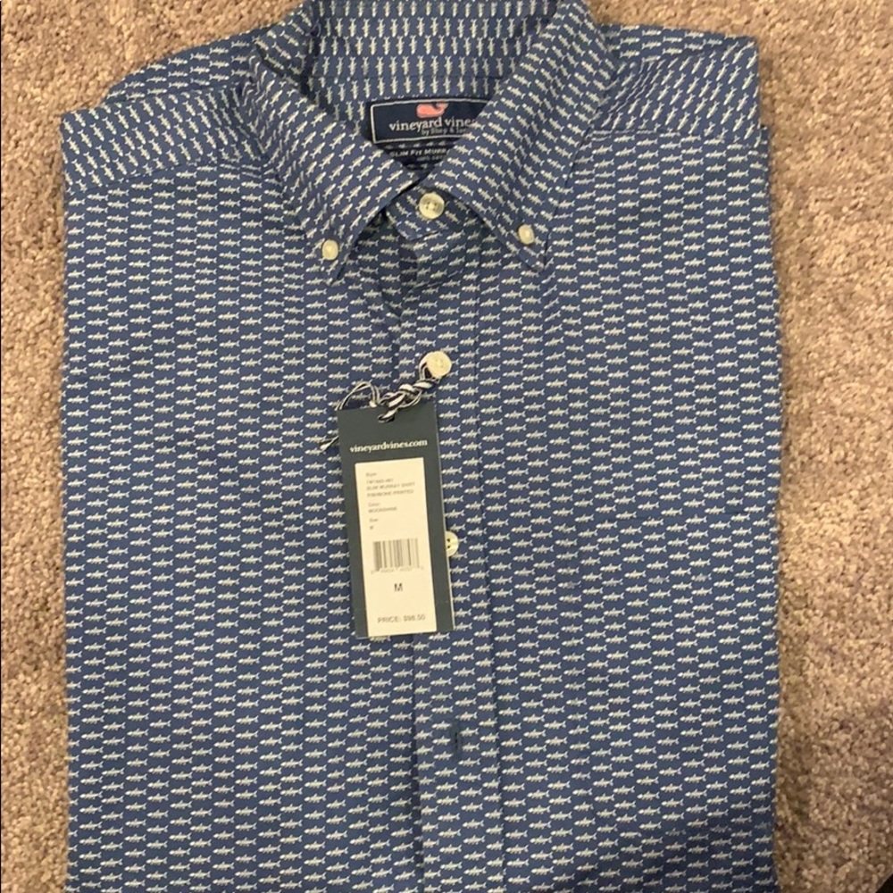 Mens long sleeve bottom down dress shirt